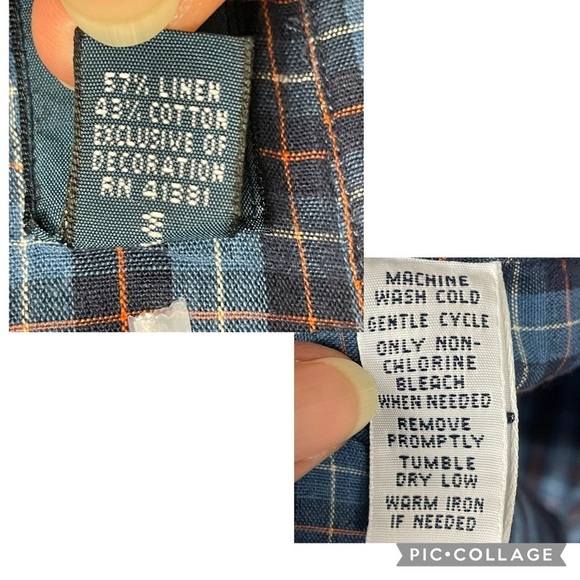 Polo Ralph Lauren Mens Linen Blend Plaid Button Down Classic Shirt Sz XXL - Picture 4 of 16